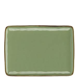 Rose & Tulipani Concerto Verde Oliva Tray 36cm